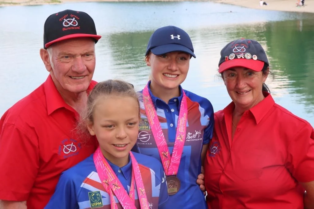 Group photograph at a Target Sport event